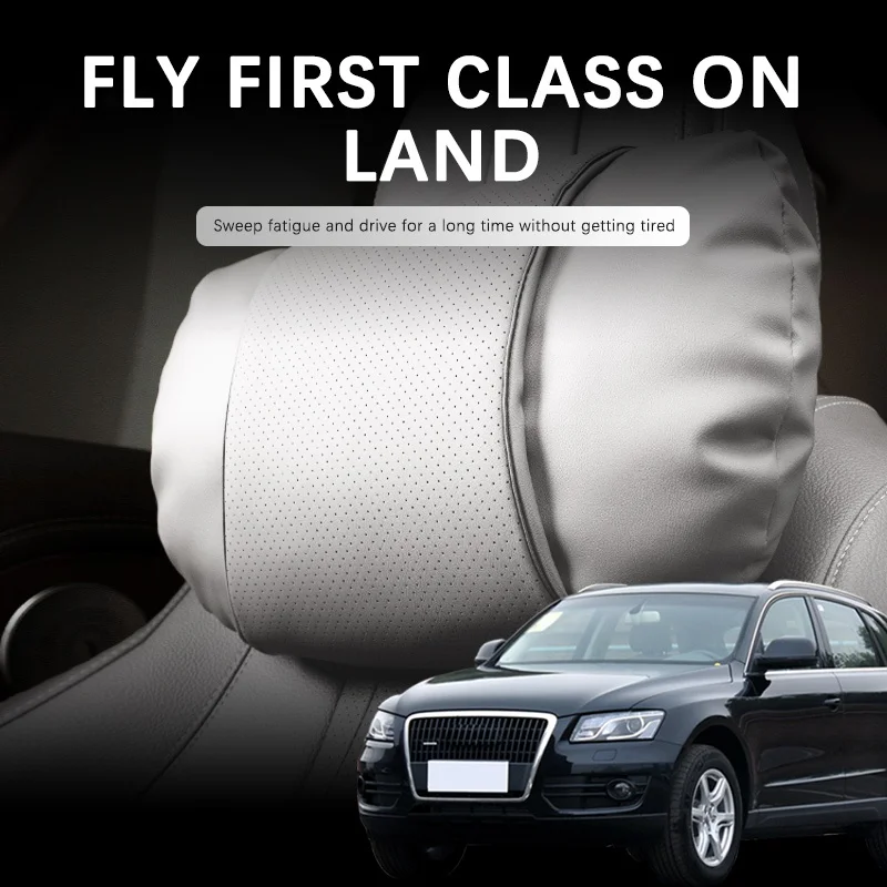 

Car Neck Pillow Soft Comfortable Anti-fatigue Car Seat Headrest Car Head Support Protector For Audi Q5 Sline 2010-2024 Q3 Q4 Q7