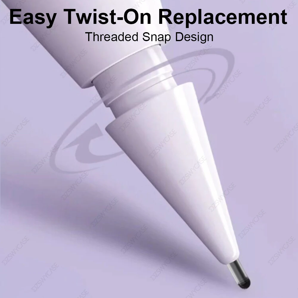 3 Stück Austauschbare Stiftspitzen für Apple Pencil 1 2 Generation Weiche Silikon-Schutzkappe Touchscreen-Stylus-Stiftspitzen für IPencil 1 2 – Detail 5