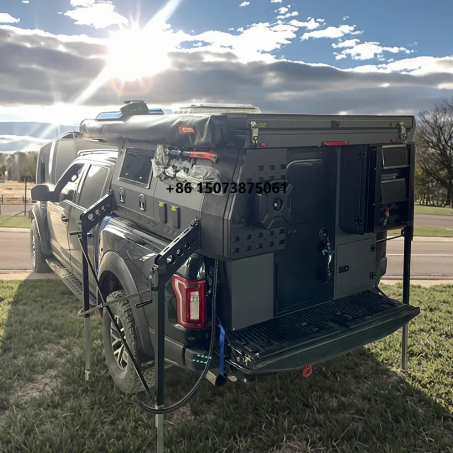 Pickup Camper Truck Roof Top Tent  Camping Motorhome Truck Camper