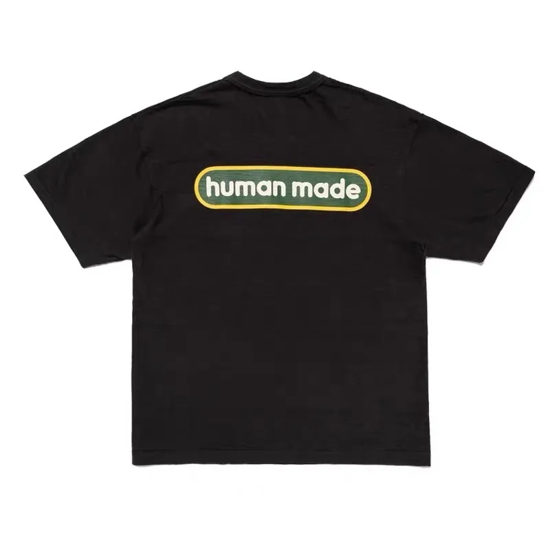 Human Made Limited Edition Letter Graphic Oversize Tee for Couples Unisex Top