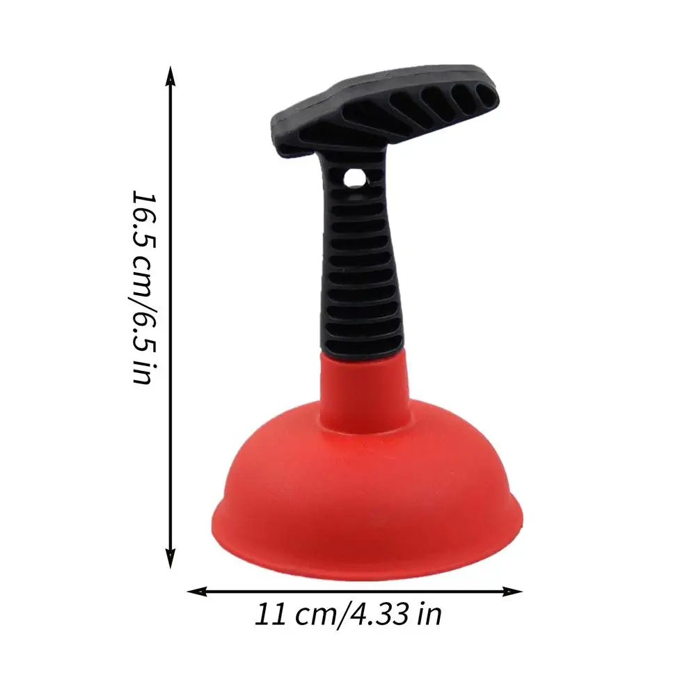 2Pcs Heavy-Duty Manual Plunger With Thickened Suction Cup - 3-Second Quick Drainage, Non-Electric Hand-Powered Unclog Tool For K