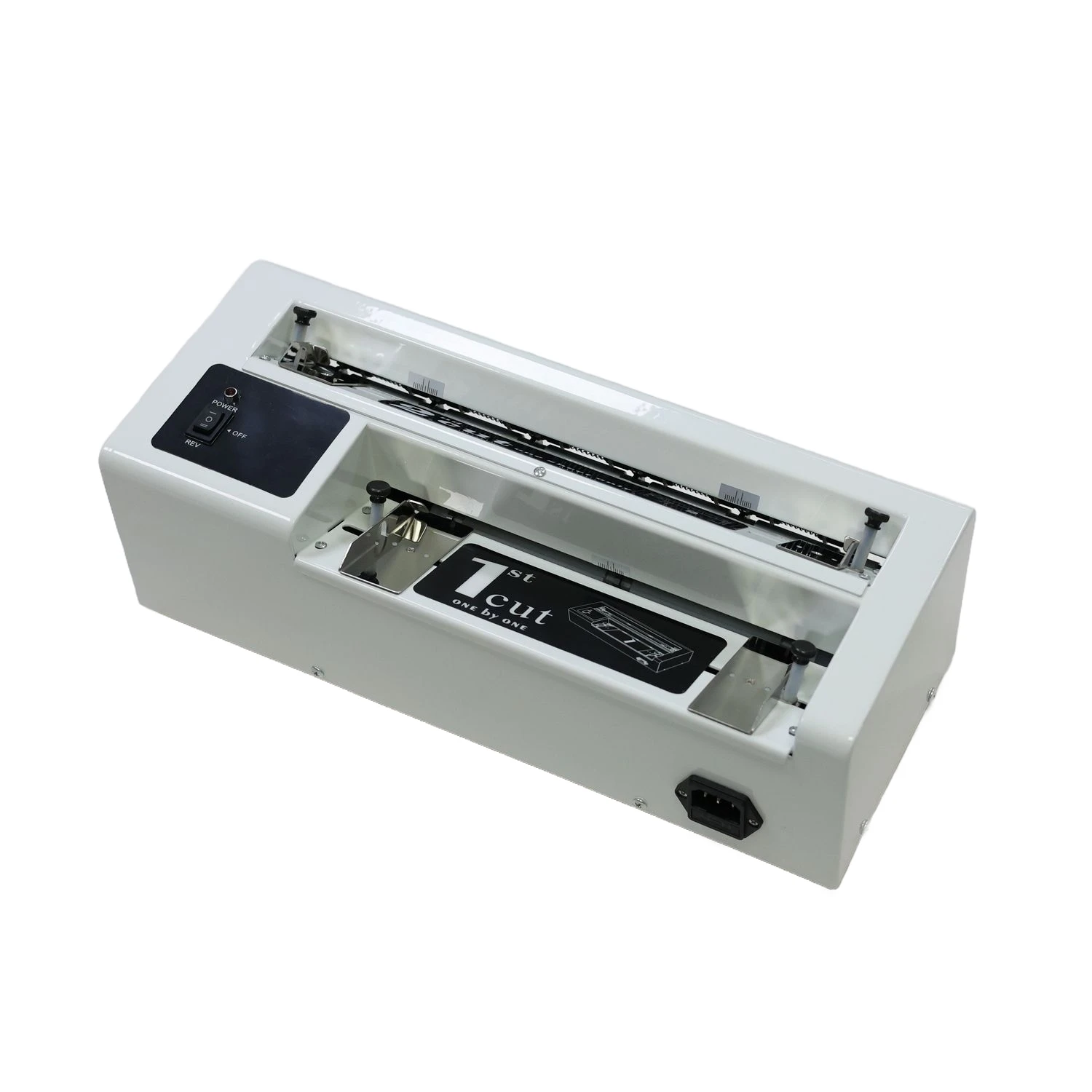 Kommerzieller Desktop-Kartenschneider QG-02 mit verstellbarer Klinge – für PVC/A4-Papier unter 300 g