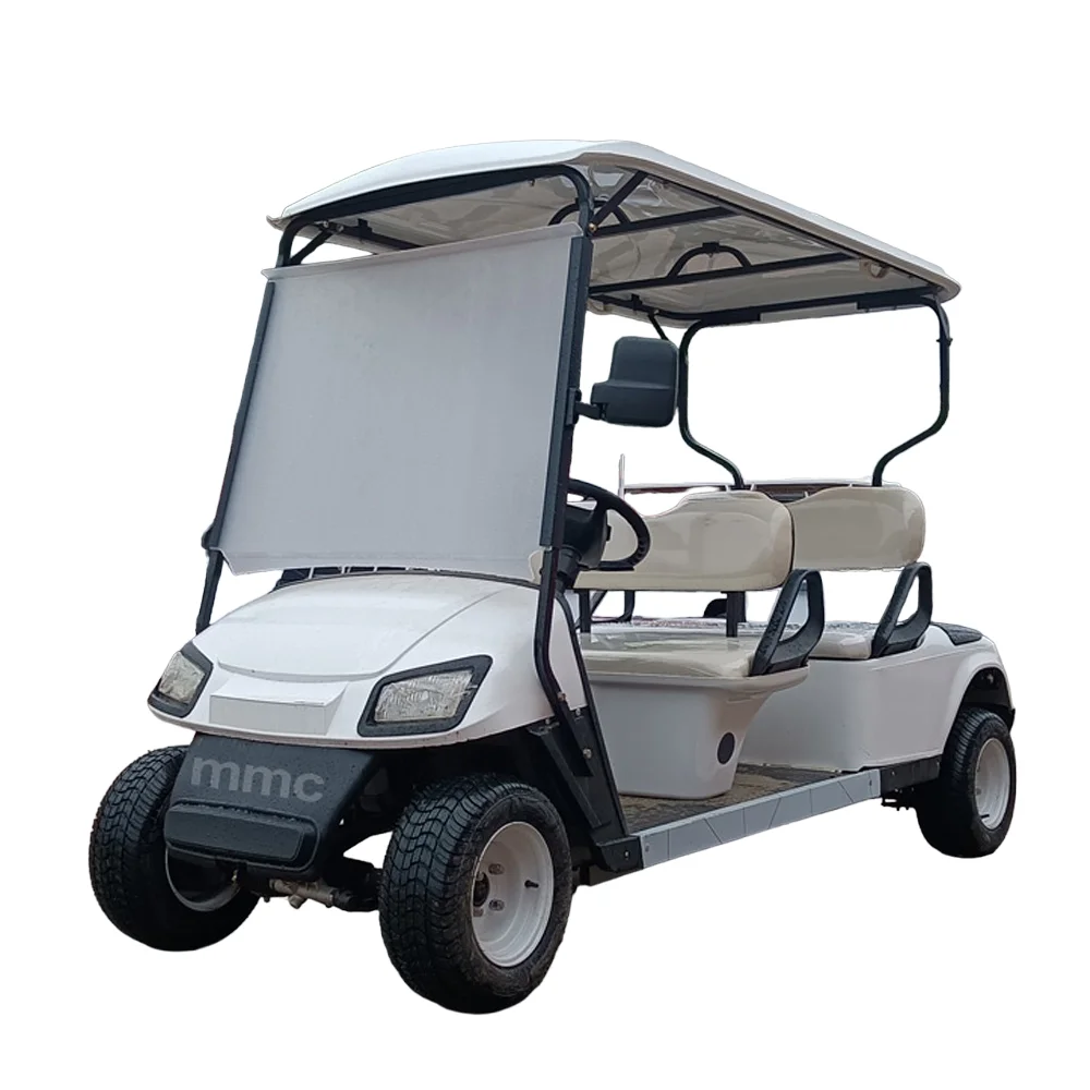 2024 New Energy Lithium Battery Electric Golf Car 4KW/7KW lifted Golf Carts Street Legal 2/4/6 Seater Cheap Electric Golf Cart