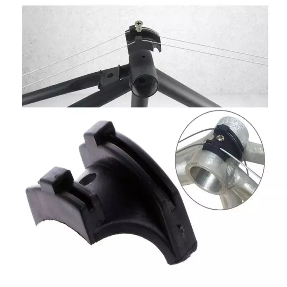 

С винтами MTB велосипедный корпус антифрикционный нижний кронштейн направляющая кабеля переключения передач держатель кабеля велосипеда направляющая кабеля велосипеда