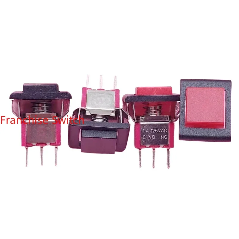 10PCS T80-P push button switch, self-reset 3 pins,   switch P8701-F22A