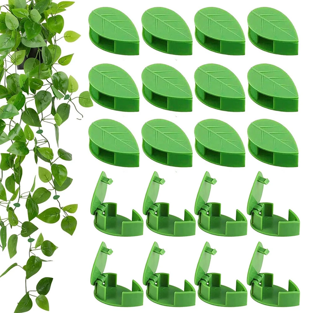 Invisible Plant Climbing Wall Fixture Clips 10-50Pcs PcsRattan Vine Bracket Fixed Buckle Leaf Clips Traction Holder Garden