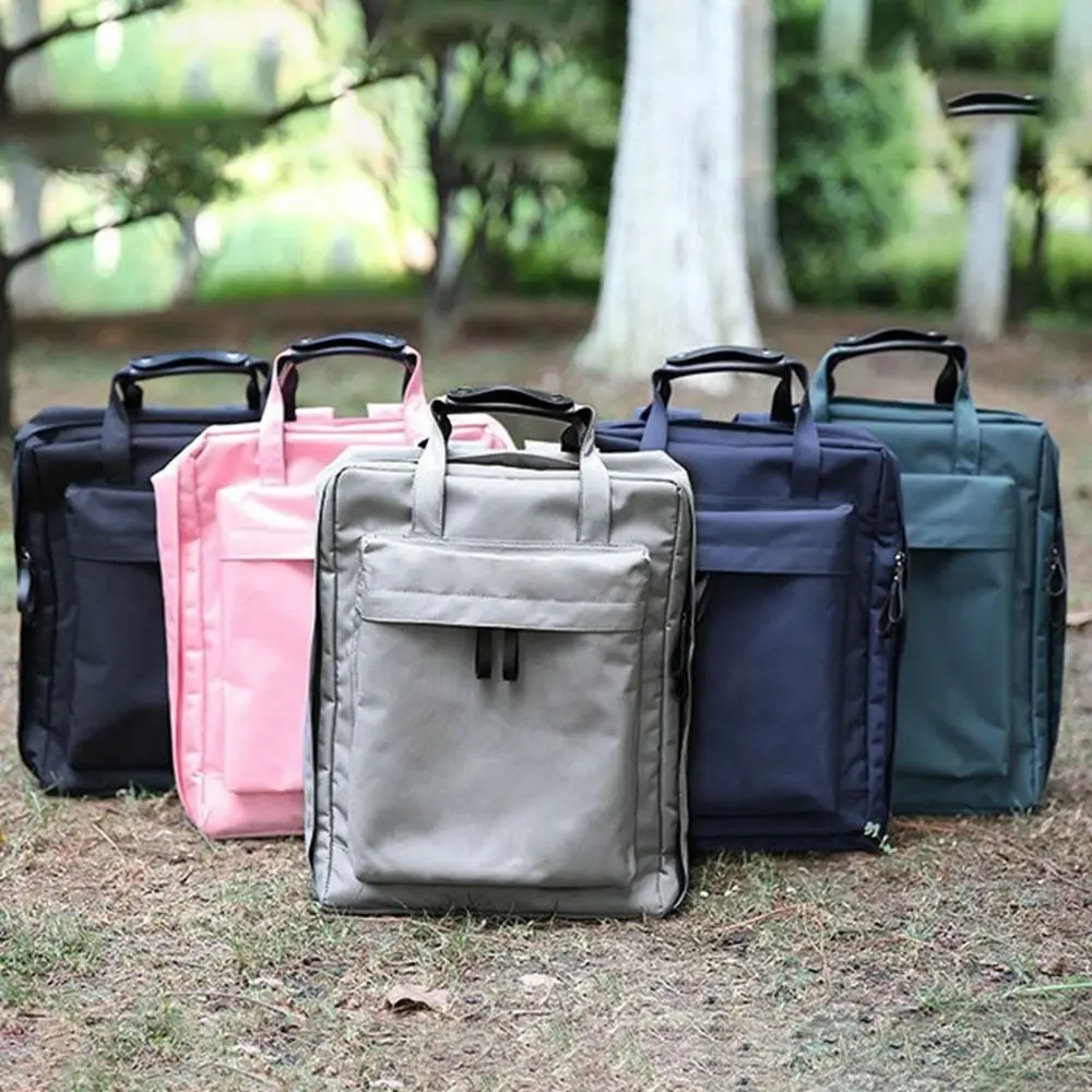 

Портативный нейлоновый деловой рюкзак для ноутбука, большая вместительная водонепроницаемая мужская сумка на плечо для багажа, однотонная школьная сумка для коротких поездок