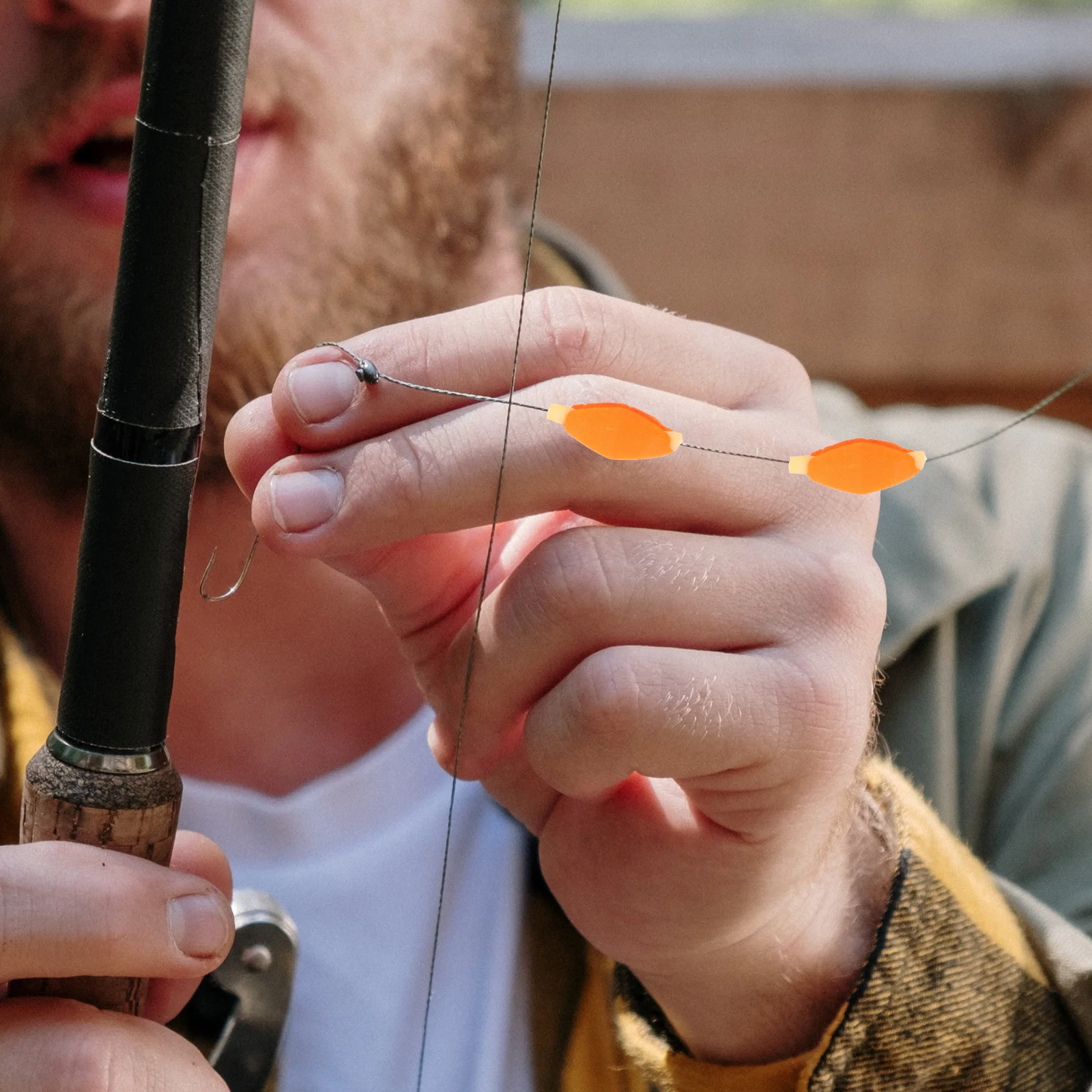 

6pcs Fishing Float Strike Indicator Orange High Visibility Buoyant Foam For Angling Reliable Fish Bite Alarm Floats Fishing