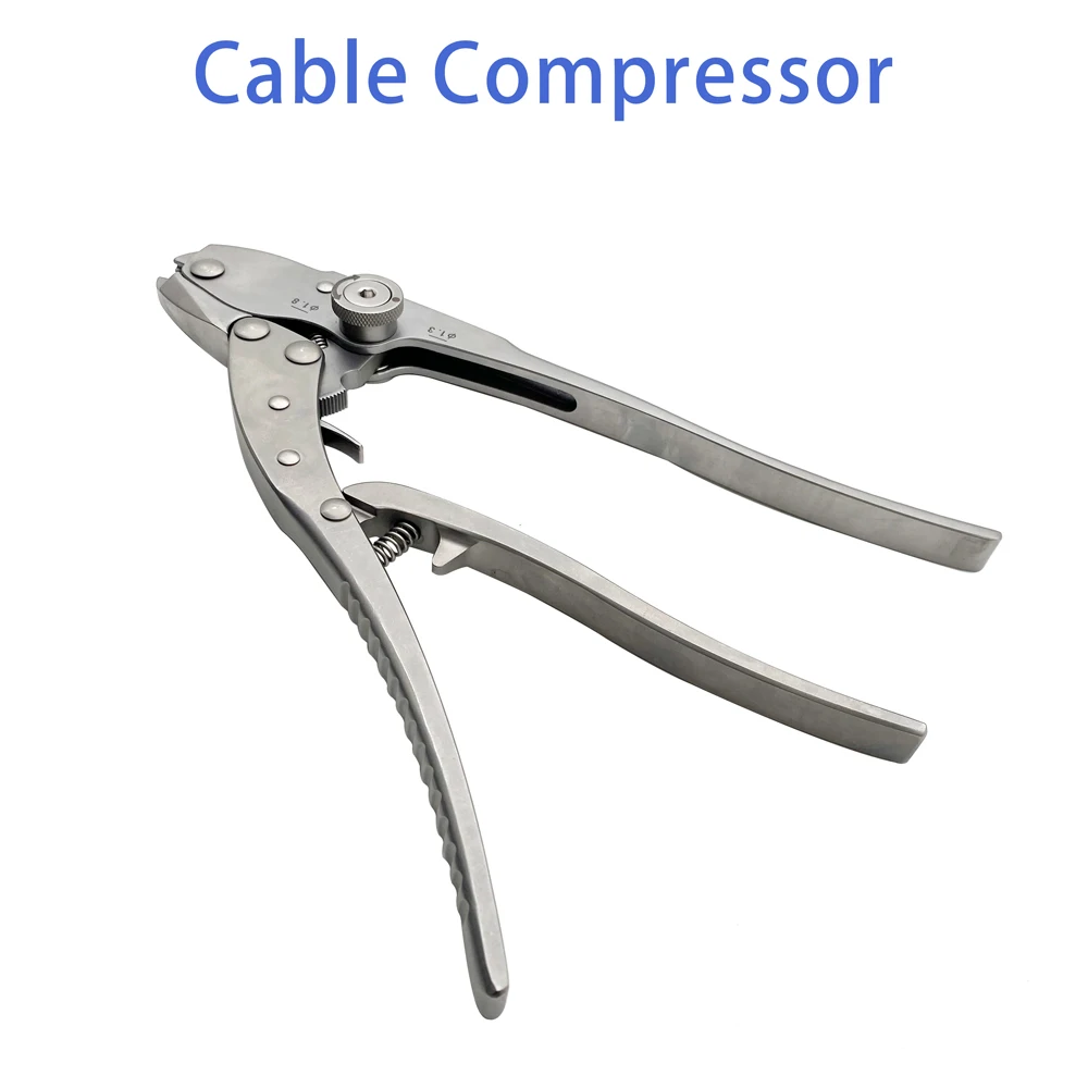 Veterinary Cable Compression Pliers Stainless Steel Cable Locking ForcepsOrthopedic Surgical Instruments