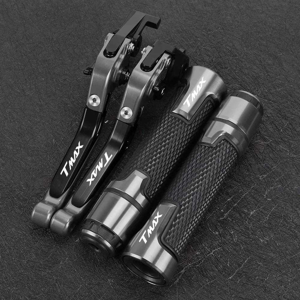 

FOR YAMAHA T-MAX TMAX 500 530 2001-2007 Motorcycle Adjustable Extendable Folding Brake Clutch Levers Handle Handlebar Grips Ends