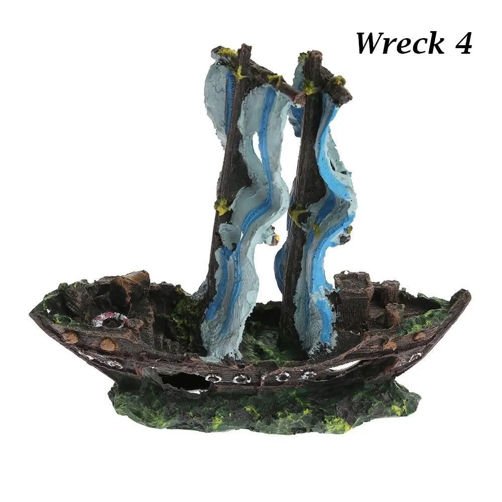 Rock Cave Fish Hiding Wreck Barrel Home Decor Pet Supplies Fish Tank Decoration Aquarium Ornament