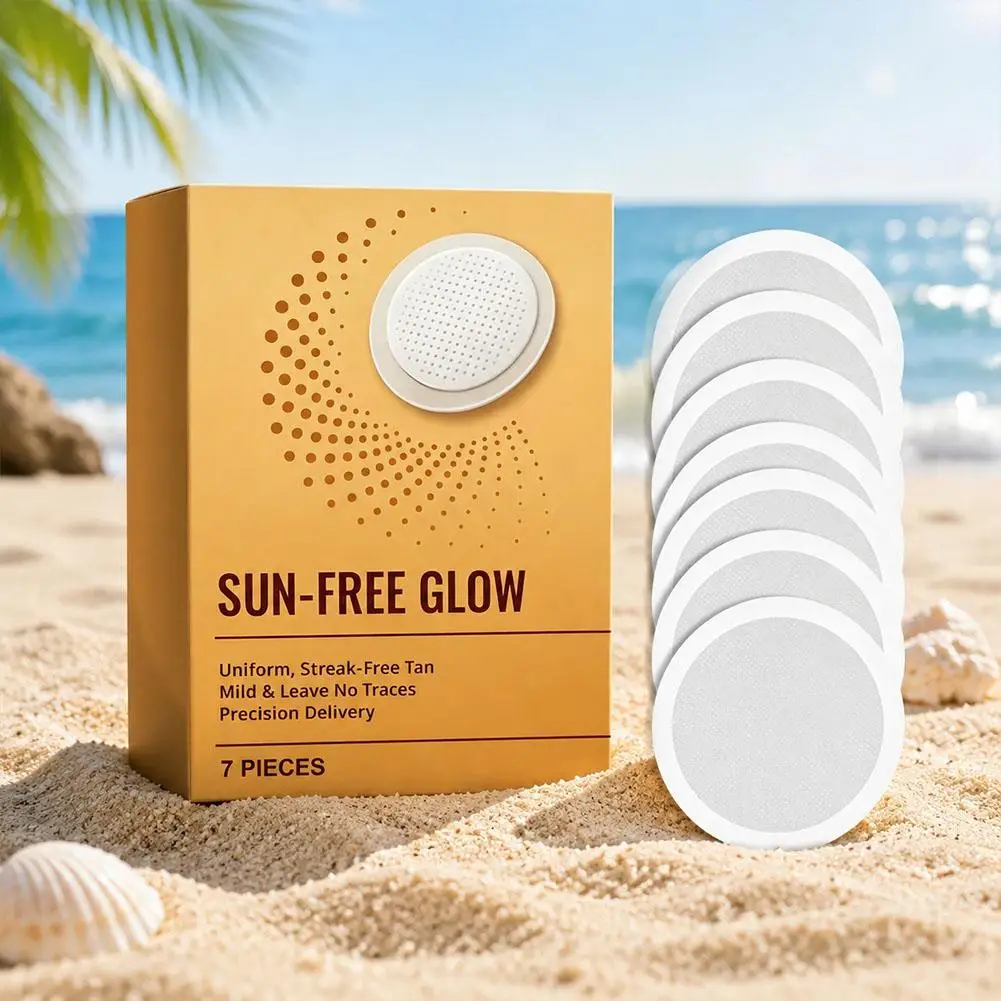 1/3/5bags SUN-FREE GLOW Tanning Stickers Uniform Streak-Free Tan Mild Leave No Traces Patch Bronzed Natural Blackening Stickers