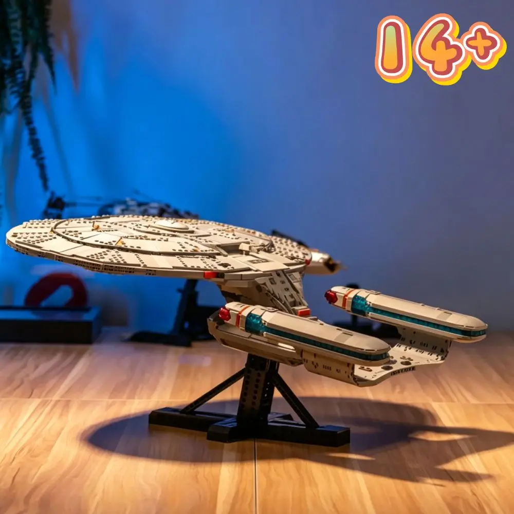 Hot News Star Trek Enterprise NCC01701D Spacecraft Construction Module Creative Brick Model Adult Birthday Toy Gift