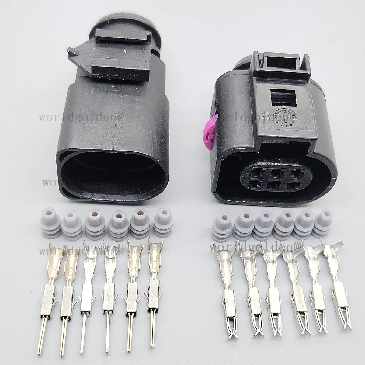 1J0973713 3B0973813 6Pin Terminal Male Female Plug for Universal Vehicles Exterior Lamp Wire Assembly Installation car connector