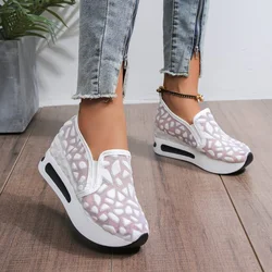 Platform Sneakers scarpe da donna scarpe da ginnastica da donna scarpe Casual con plateau scarpe con plateau da donna mocassini scarpe da ginnastica bianche da donna