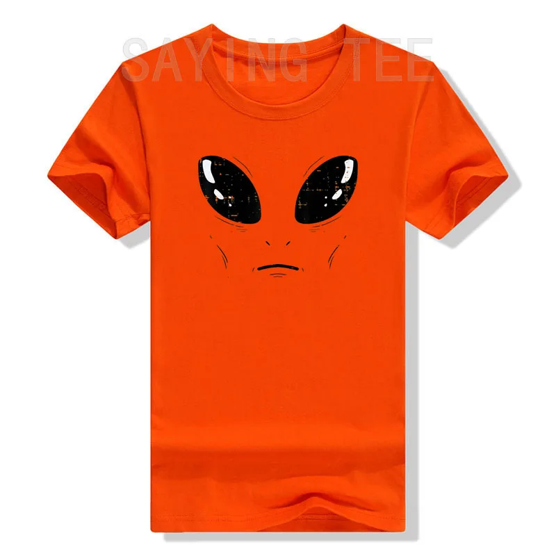 Alien-Gesicht Weltraum Lustiges Halloween-Kostüm Herren Damen Jungen T-Shirt Y2k UFO Alien Cosplay Halloween-Party-Kleidung Persönlichkeits-Outfit – Detail 11