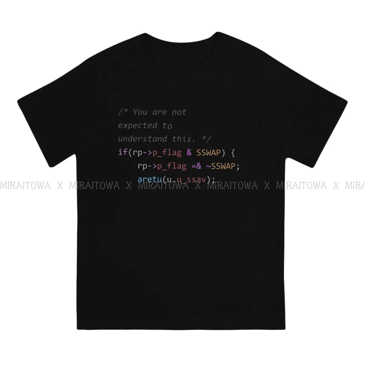 Linux GNU Minix Unix TShirt for Men You Are Not Expected to UnderstandThis Code in C Programming Language  Soft  Tee T Shirt