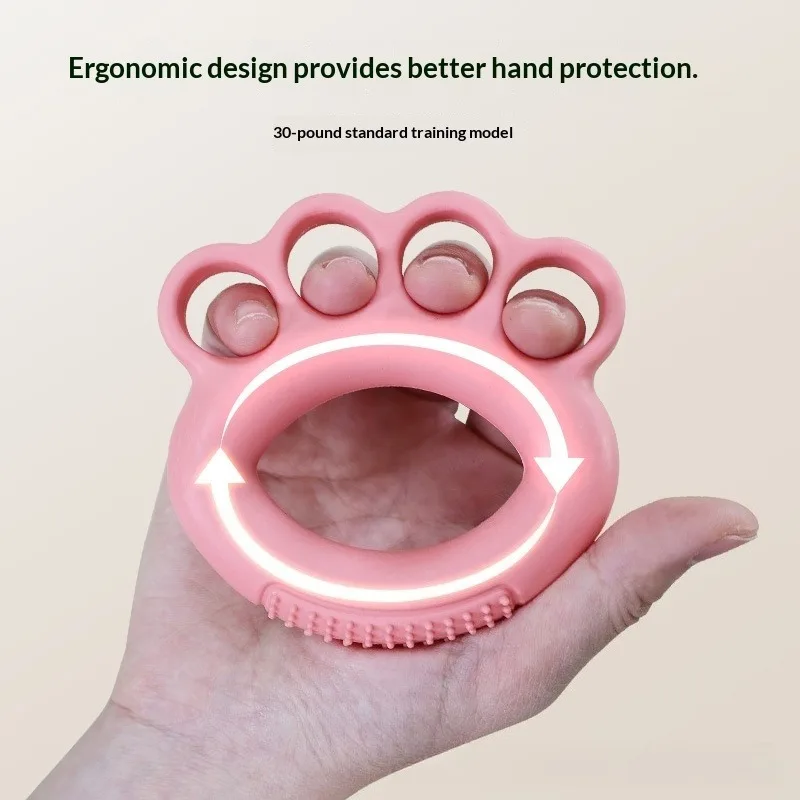 Separador de Dedos de Silicona, Anillo de Agarre para Manos, Entrenador de Rehabilitación de Fuerza Manual para Ejercicios de Flexibilidad de Dedos para Personas Mayores