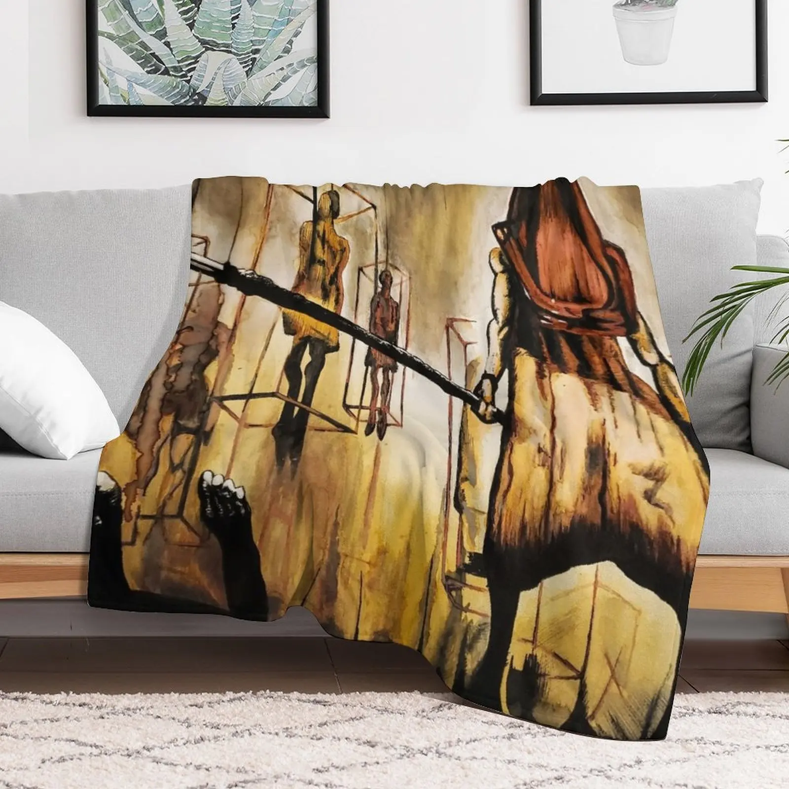 

Misty Day Throw Blanket For Decorative Sofa halloween Travel Blankets