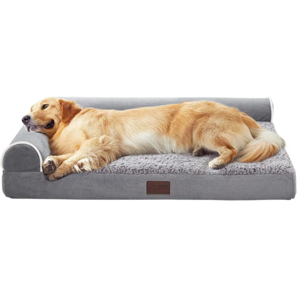 

Large Orthopedic Dog Bed Pillow Egg Crate Foam Large Pet Bed 50"x36"x7.5" Puppy For Dogs Animal Products Kittens Goods Beds Big