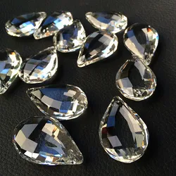 Top Quality 38mm K9 Crystal Faceted Drops Glass Chandelier Pendant Wedding Party/ Garden Hanging Home Decoration Diy Suncatcher