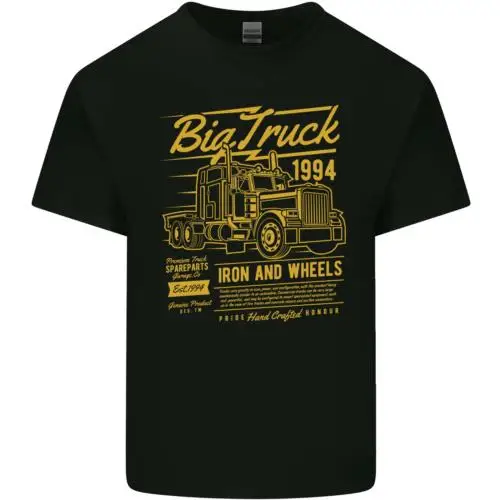 Groß Lkw Lastwagen Fahrer Hgv Herren Baumwolle T-Shirt