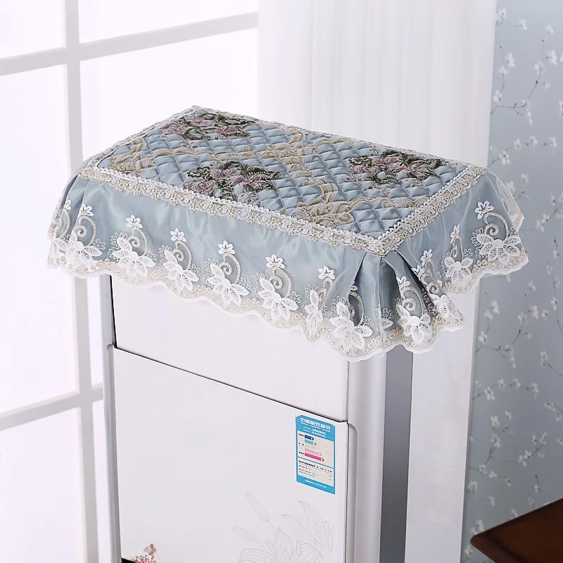 

Square Cabinet Type Air Conditioner Dust Cover New 2024 Home Use Standalone Lace Material Nordic Style Freshly Baked Brand