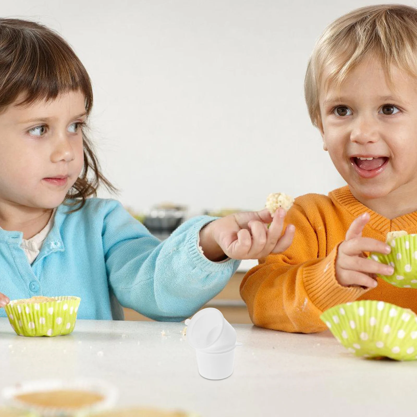 

6 шт. мини-моделирующие чашки, белый прочный пластик для аксессуаров для кукольного домика, сделай сам, декор для мини-дома, реквизит для фотосессии, украшения для вечеринок