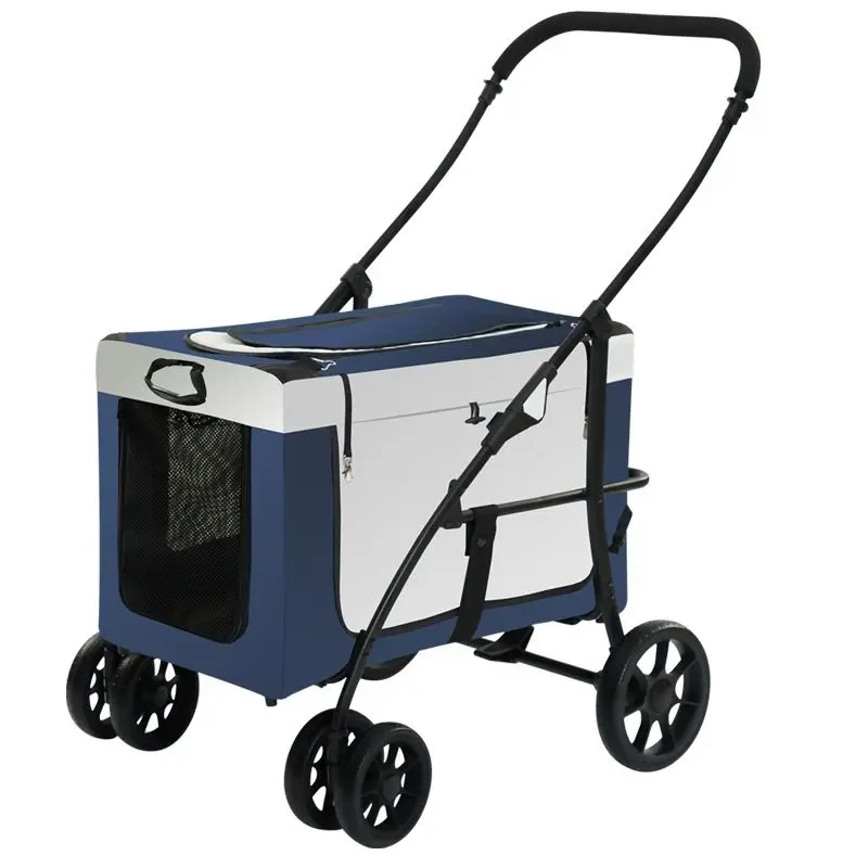 

Pet cart Corgi Medium and large dog fighting car Lightweight foldable cat dog cart