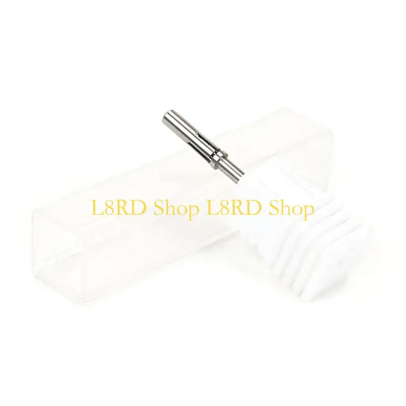 l8rd 80/120/150/180/240grit แถบการขัดขนาดเล็กสแตนเลสบิตบิต Mandrel Mandrel Manicure อุปกรณ์เสริมอุปกรณ์เสริม