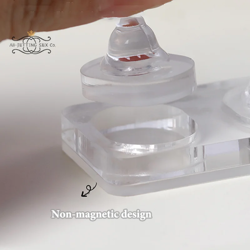 Nails Drying And Display Stand Acrylic Nail Practice Tray Non-Magnetic Nail Extension Board For Nails Training Multi-Purpose Gel