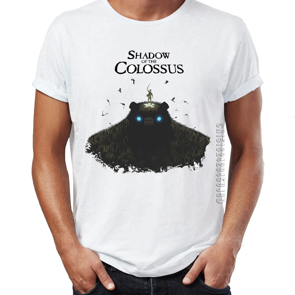 Men's T Shirt Shadow of The Colossus Shirt of Colossus Artwork Printing Tshirt For Male Graphic Tops & Tees O-Neck Camiseta