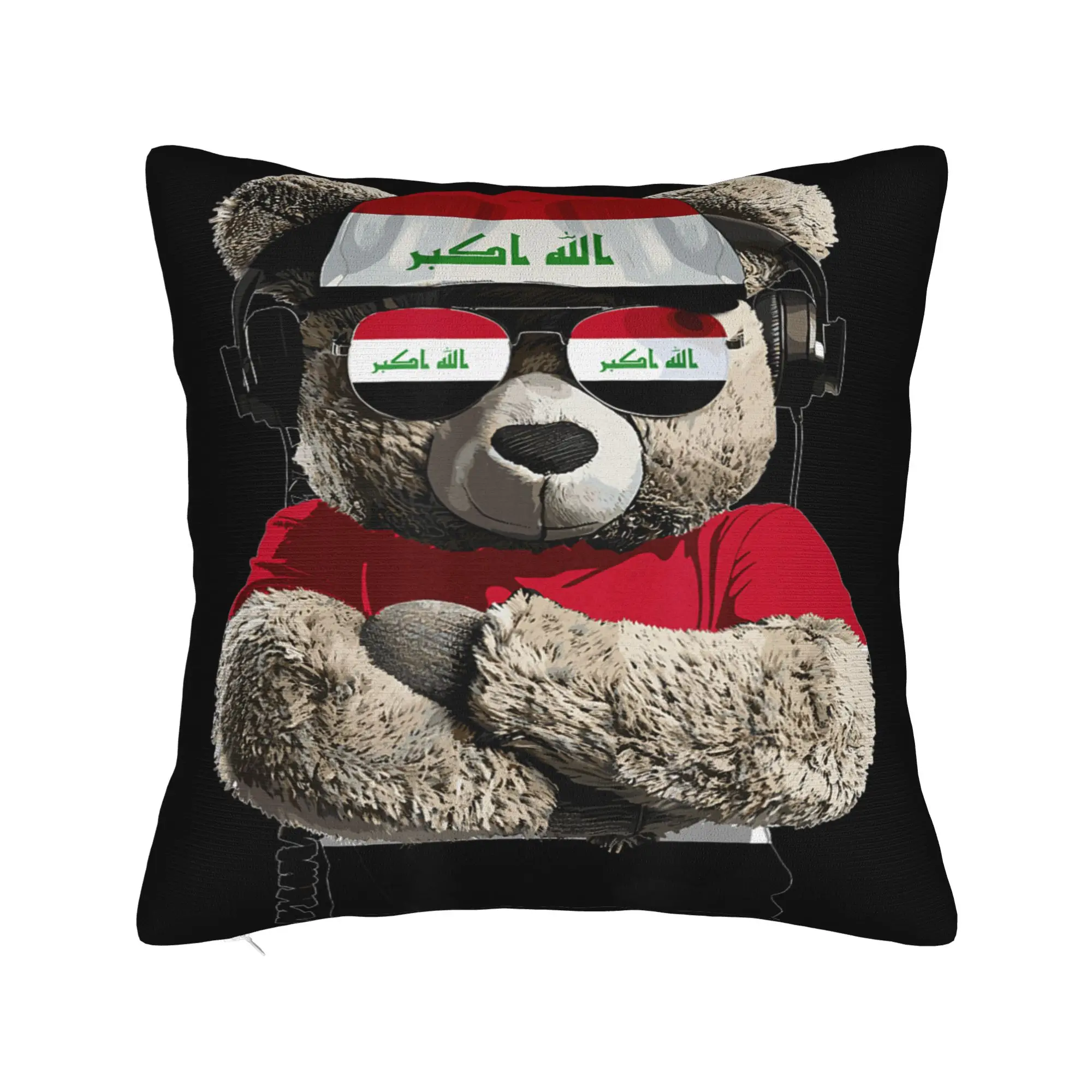 Iraq Flag Pillowcases Accessories Printing Cushion Cover Decoration  Pillow Case Cover Home Multi-Size