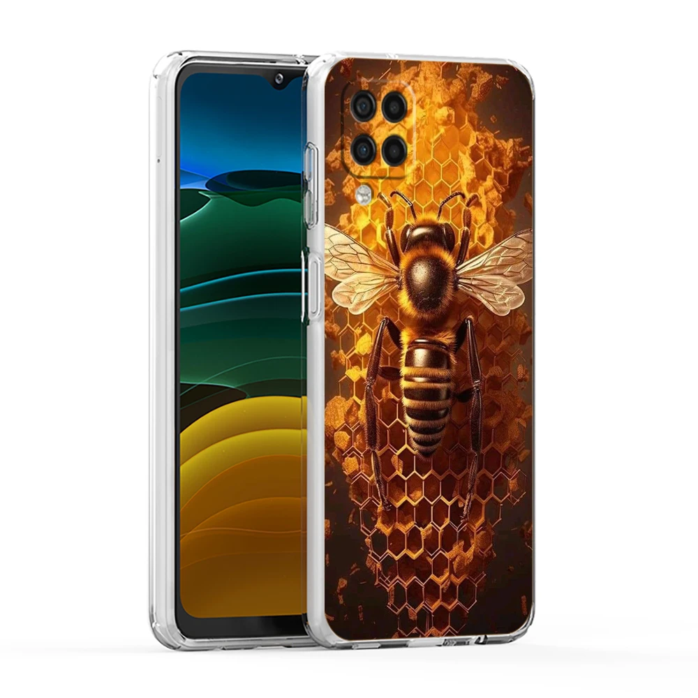 Bugs abelhas decomposição científica tpu macio para samsung galaxy a25 a23 a22 a52s a52 a51 a71 a41 a31 a13 capa de telefone transparente