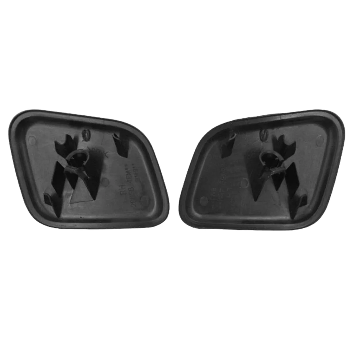 فوهة غسالة المصباح الأمامي الأيمن للسيارة ، غطاء بخاخ المصباح الأمامي لنيسان قاشقاي J11 + 28658-4EMxx 28659-4EMxx