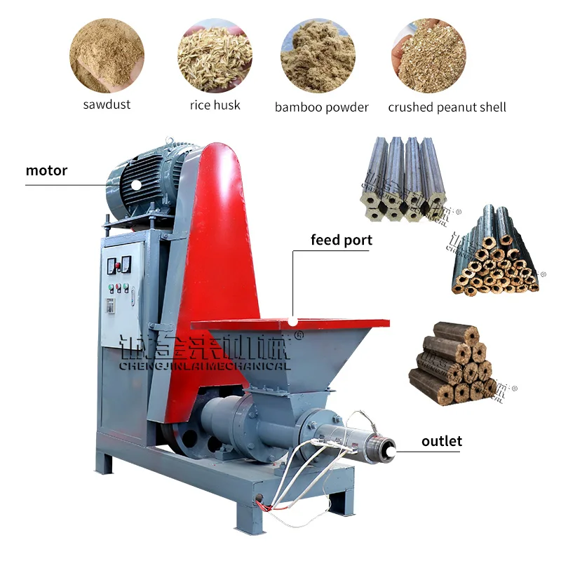 China's Own Factory Charcoal Press Machine Low Price with Advantage Smooth Running on a Large Area Fitted Core Engine Component