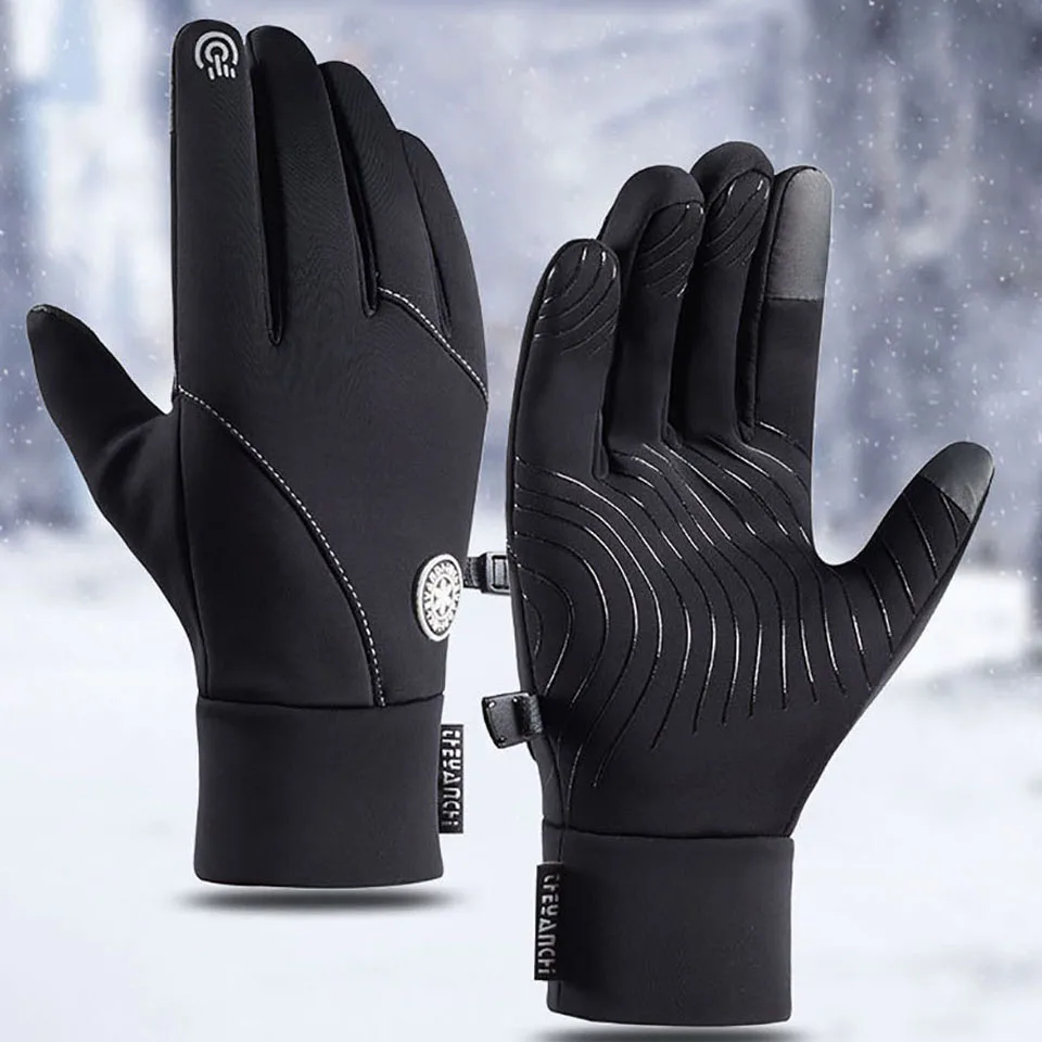 GTUBIKE Radfahren Handschuh Outdoor Sport Lauf Handschuh Warm Touch Screen Gym Fitness Volle Finger Handschuhe Für Männer Frauen Sport Handschuhe