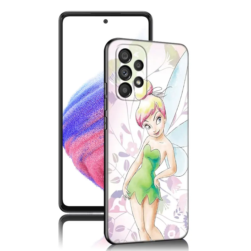 Peter Pan Tinker Bell Case For Samsung A13 A22 A24 A32 A23 A25 A34 A35 A52S A53 A54 A55 A73 5G A12 A14 A15 A31 A33 A50 A51 A72