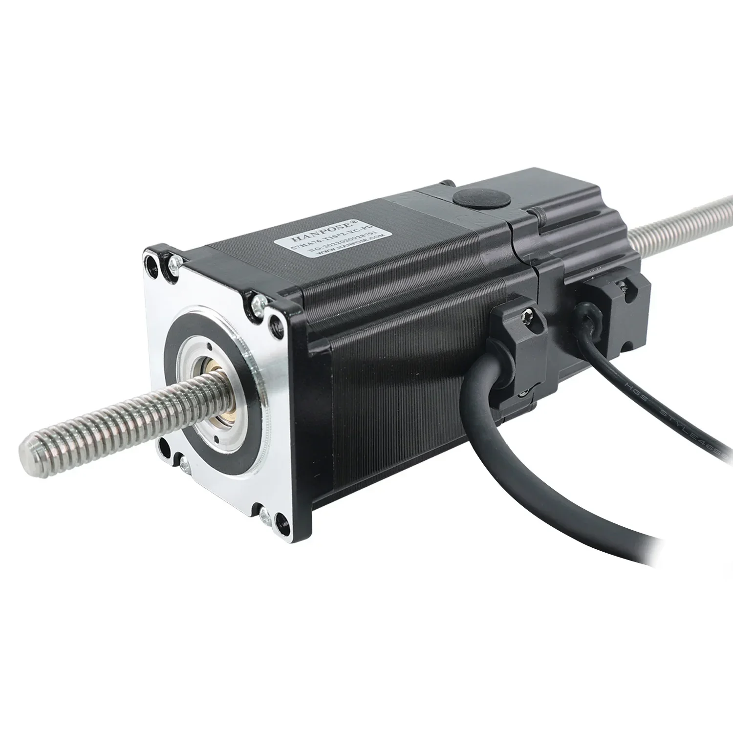 HANPOSE NEMA23 Винтовой двигатель 2,8A 189N.CM 57HA76-T10*2-YC-PD 300 мм, прямой, с тормозным шаговым двигателем с постоянным магнитом