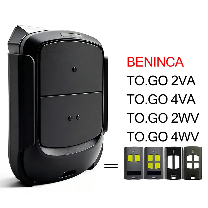 For BENINCA Remote Control TO.GO TOGO TO GO 2VA 4VA 2WV 4WV Garage Door Remote Control 433.92MHz Rolling Code