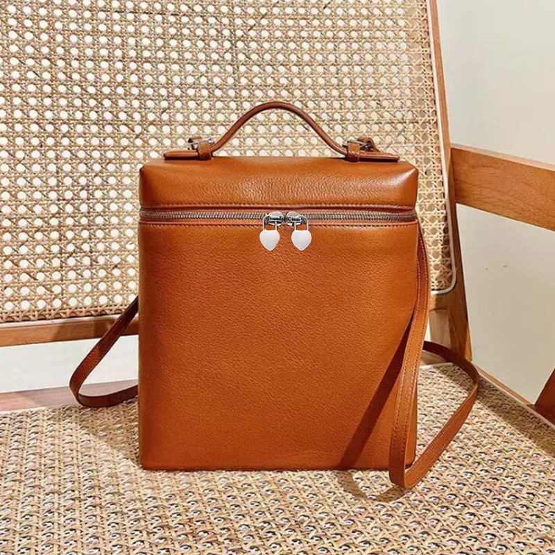 High-End Leather Commuter Women's Backpack Trendy Handbag Versatile Shoulder Bag with Handle for Travel And School handbags