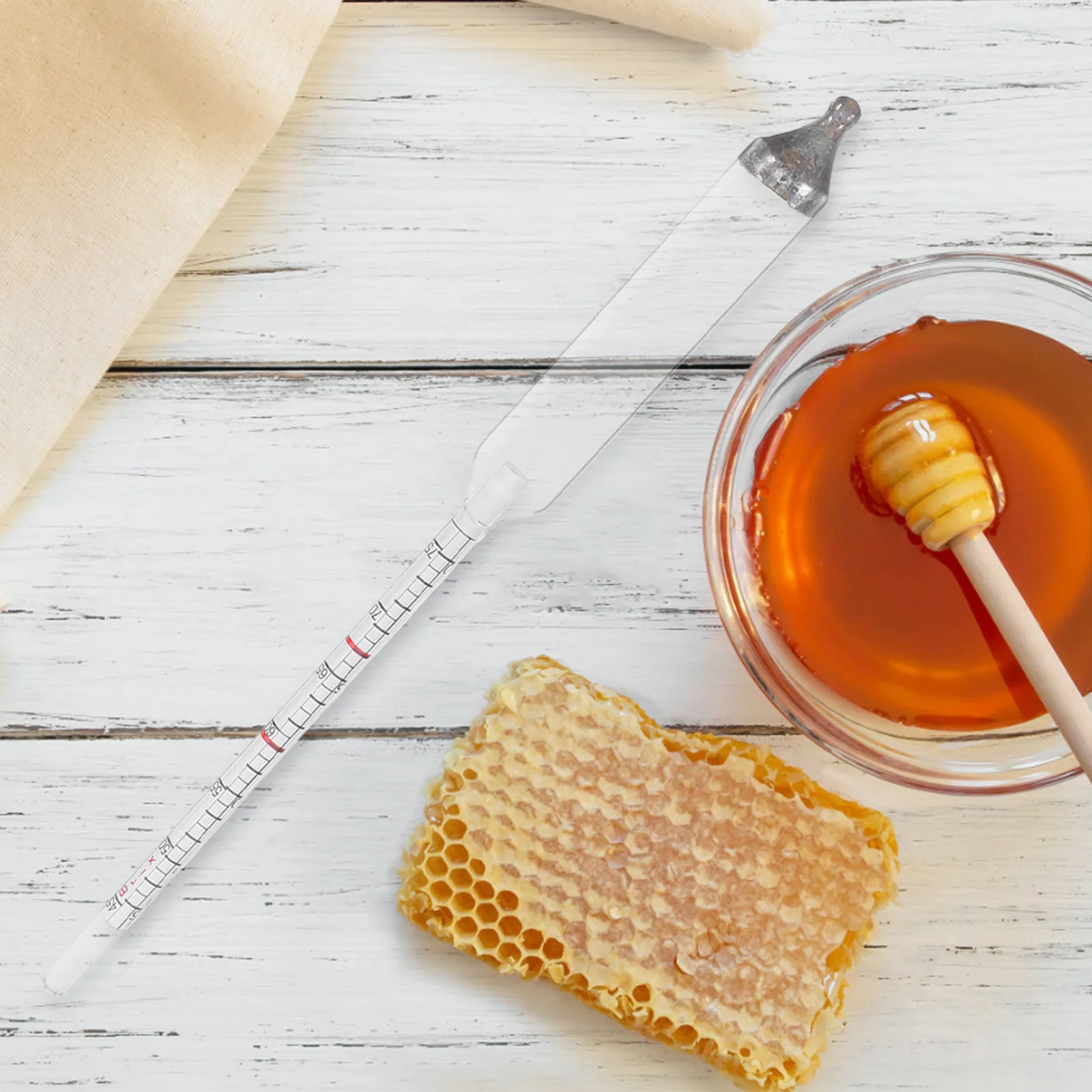 

Accurate Maple Syrup Hydrometer Glass Brix Scale Sugar Level Tester Density Measurement Tool Commercial Home Production Supplies