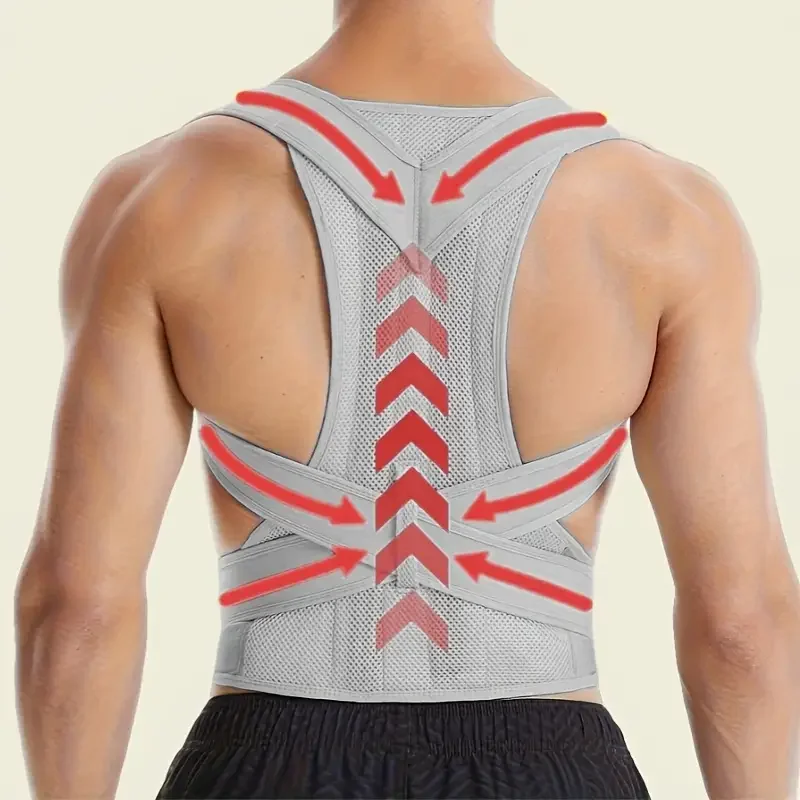 

Ergonomic Design Adult Back Support Strap, Posture Brace for The Back, Back Support, Adjustable Shoulder Straps