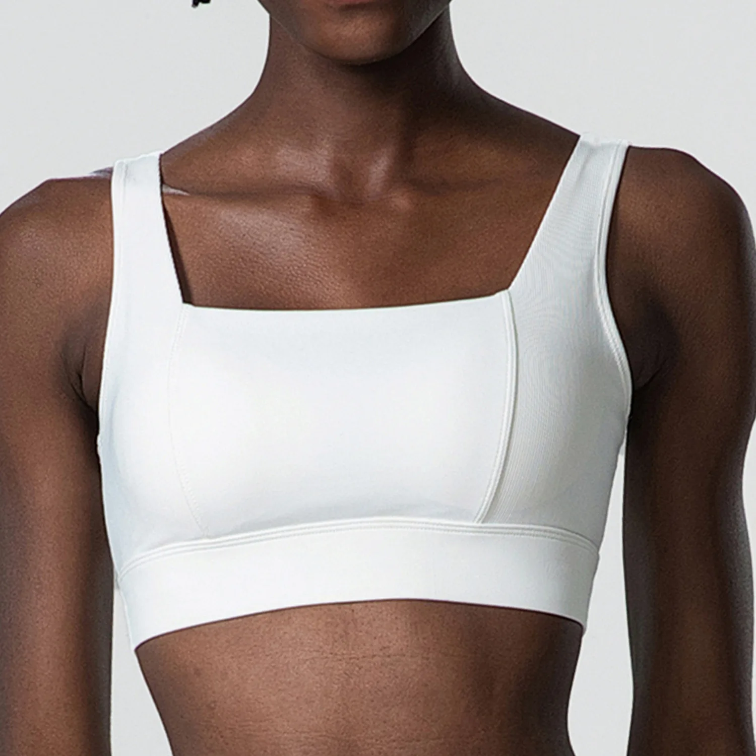 Women's S-XL Large Size Fitness Sports Underwear Strong Support Seamless Threaded Cup Yoga Bra