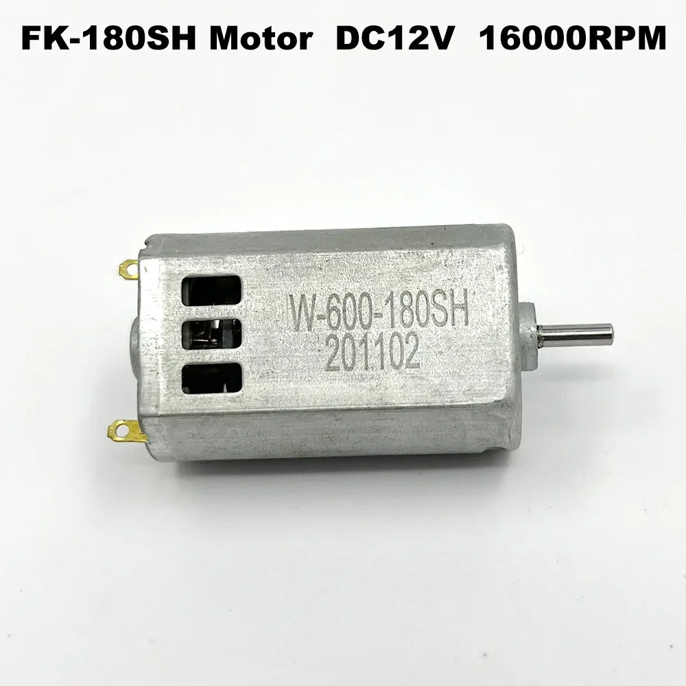 FK-180SH DC 6V 9V 12V 16000RPM High Speed 180 Electric Motor Cooling Hole DIY RC Toy Slot Car Train Model Engine