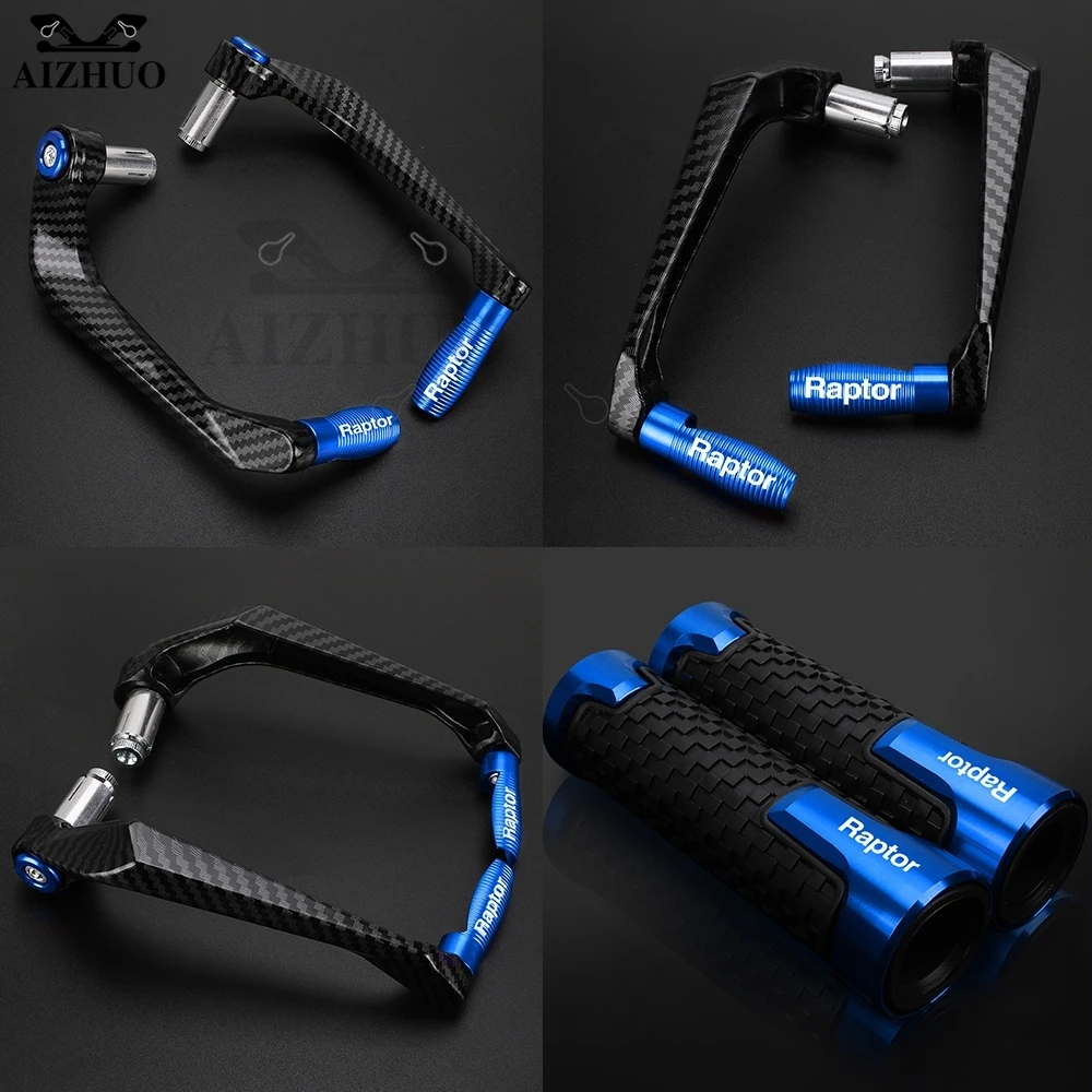 For Yamaha Raptor 700 2006-2025 2024 2023 2022 700R 78''22MM Motorcycle Brake Clutch Levers Guard Protector Hand Handlebar Grips