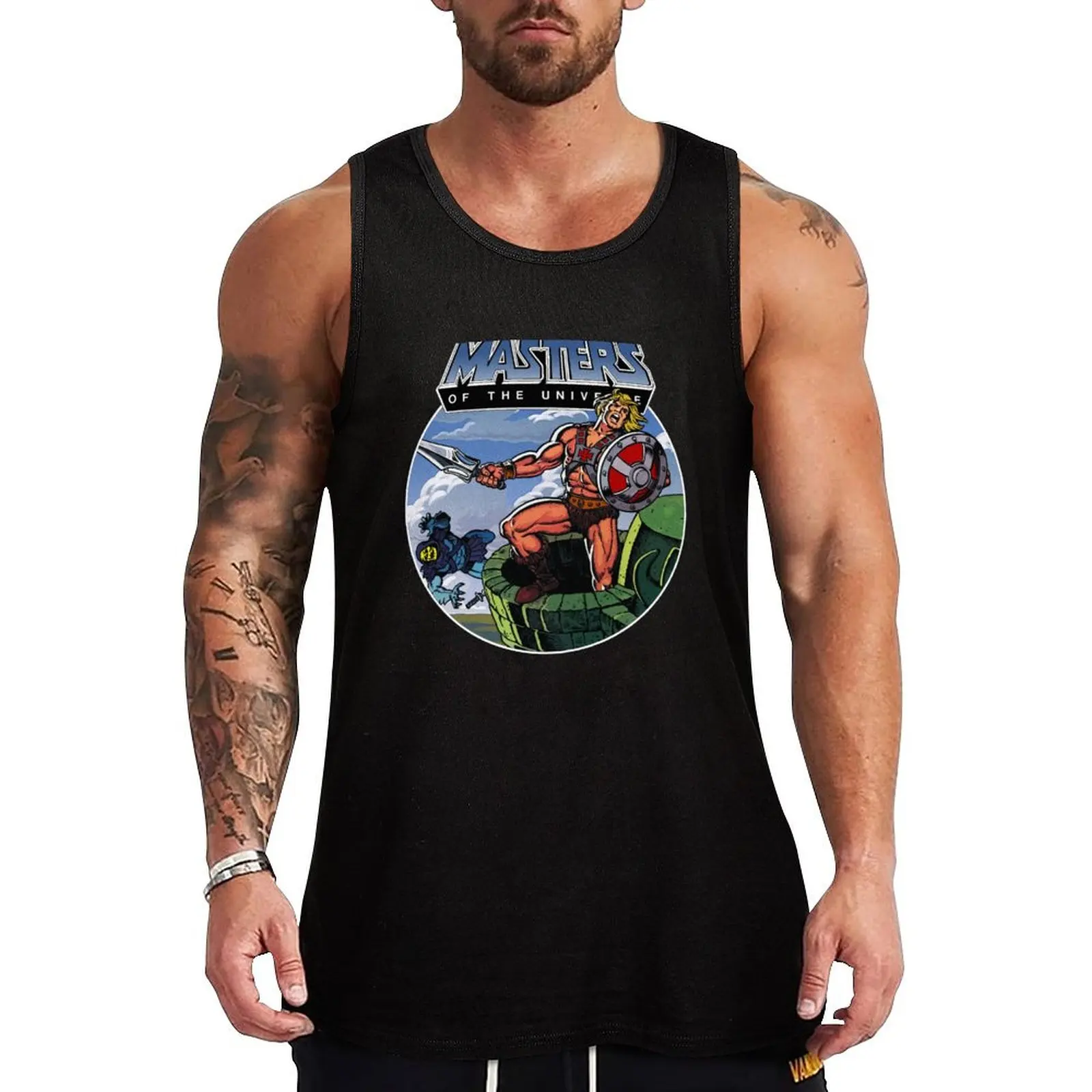 King Of Grayskull Tank Top Men's sleeveless gym shirts t shirts Men's sleeveless