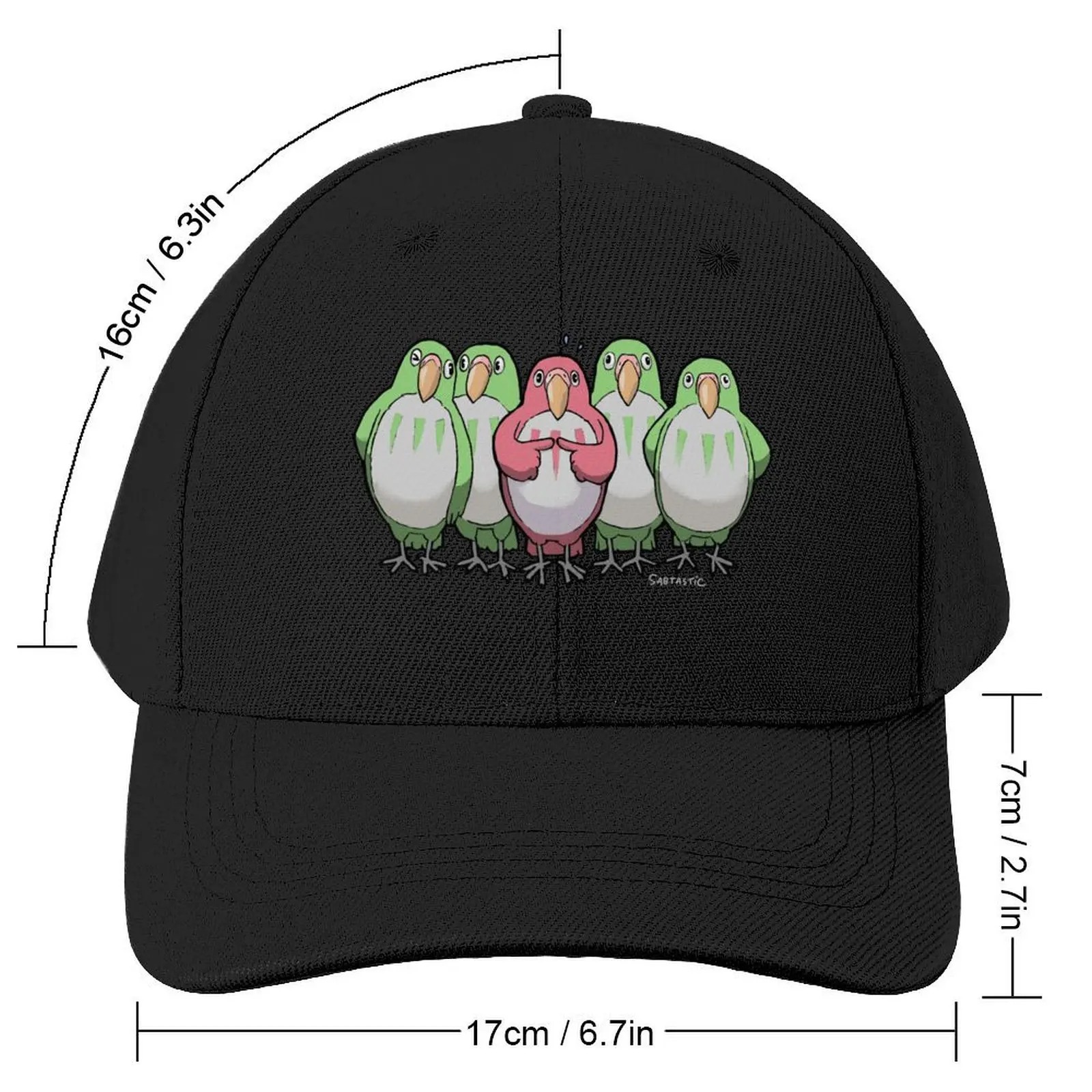 Parakeet Group Baseball Cap Gentleman Hat Trucker Hat Golf Men's Luxury Women's