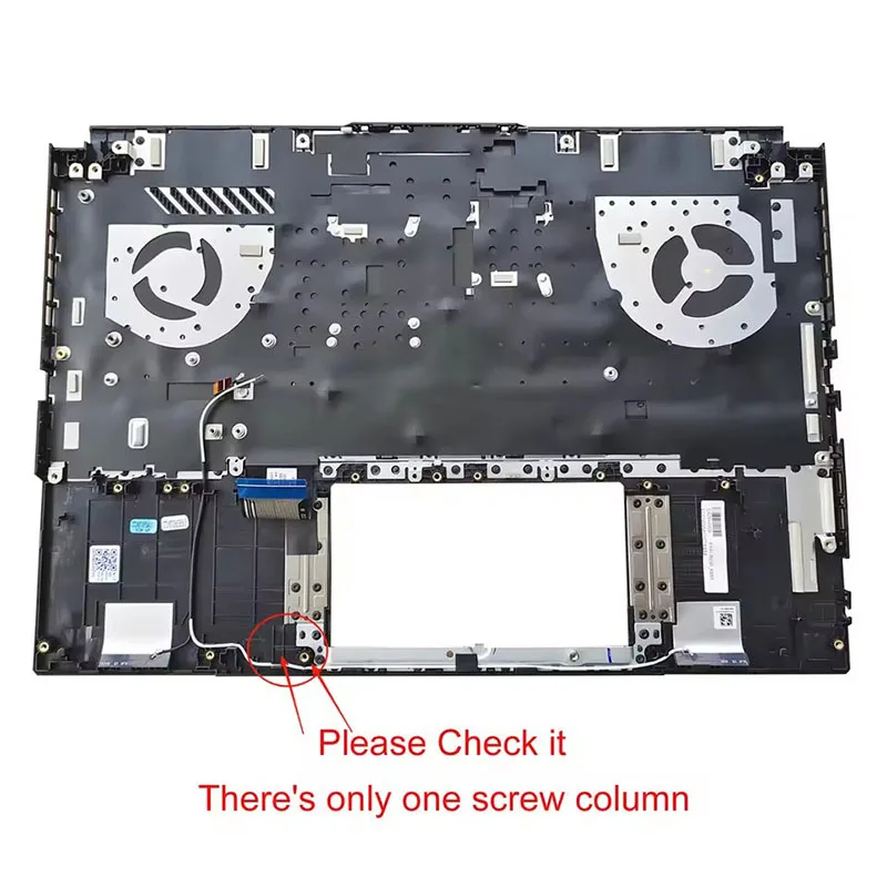 

16" New Palmrest Upper Case with Keyboard For ASUS TUF Gaming A16 FA617 FA617NS FA617XS FX617 (White Backlit) Black