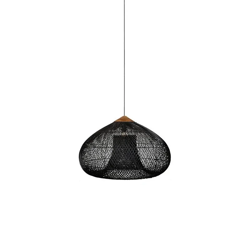 

Chandelier Japanese restaurant Chandelier tea room Zen retro rattan handwoven lamp